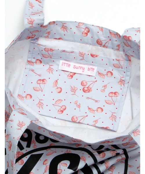 Little sunny bite(リトルサニーバイト)の「/Little Sunny Bite/LSB Logo frill tote bag(トートバッグ・レディース・マルチ/レオパード・FREE)」の12枚目の写真