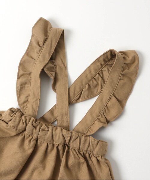 BREEZE（ブリーズ）の「リブトップス×ジャンパースカート2Pセット（ジャンパースカート・キッズ・インディゴブルー/ベージュ/ブラック/チャコール・80/130/90/100/120/140/110）」の7枚目の写真