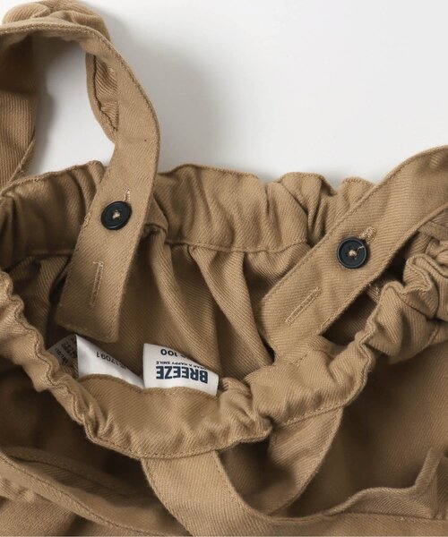 BREEZE（ブリーズ）の「リブトップス×ジャンパースカート2Pセット（ジャンパースカート・キッズ・インディゴブルー/ベージュ/ブラック/チャコール・80/130/90/100/120/140/110）」の5枚目の写真