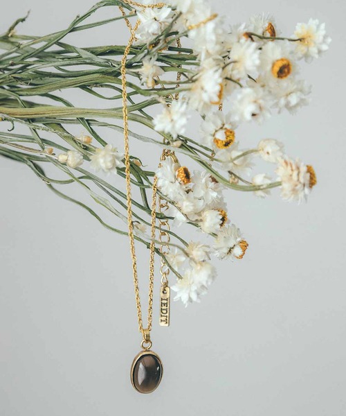 IEDIT（イディット）の「ＩＥＤＩＴ　Ｍａｄｅ　ｉｎ　Ｉｎｄｉａ　オリジナルカットの天然石ネックレス（ネックレス・レディース・ピンク/ブルー/ブラウン系その他・ONE SIZE）」の5枚目の写真