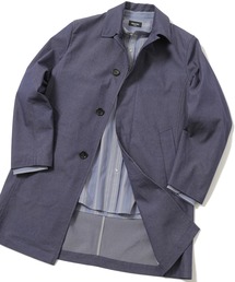 ストレッチシャンブレースプリングコート