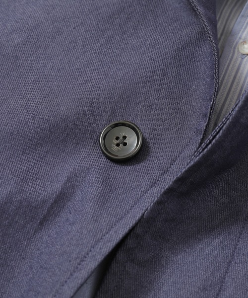 MEN'S BIGI（メンズビギ）の「ストレッチシャンブレースプリングコート（ステンカラーコート・メンズ・ベージュ/ネイビー・01/02/03）」の16枚目の写真