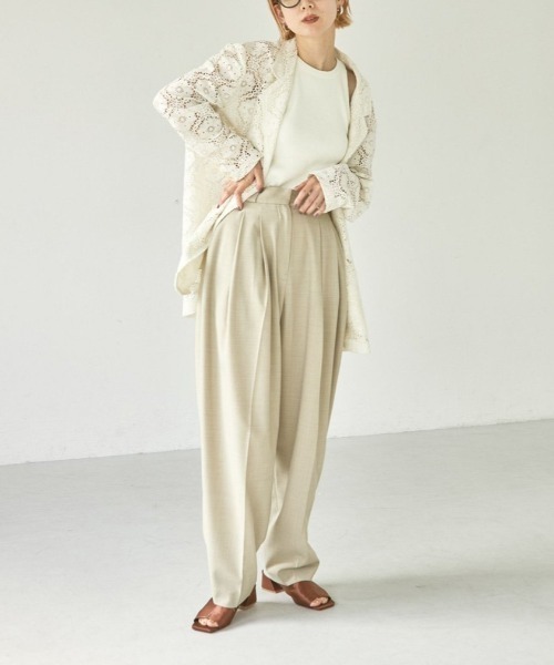 TODAYFUL（トゥデイフル）の「TODAYFUL(トゥデイフル) "Highgauge Knit Tanktop"ハイゲージニットタンクトップ/12210512（タンクトップ・レディース・ブラック/オリーブ/サックスブルー/オレンジ/キャメル/キナリ・ONE SIZE）」の21枚目の写真