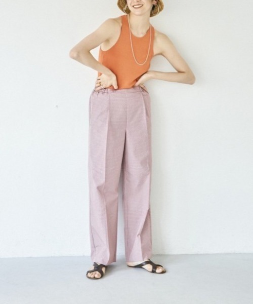 TODAYFUL（トゥデイフル）の「TODAYFUL(トゥデイフル) "Highgauge Knit Tanktop"ハイゲージニットタンクトップ/12210512（タンクトップ・レディース・ブラック/オリーブ/サックスブルー/オレンジ/キャメル/キナリ・ONE SIZE）」の22枚目の写真