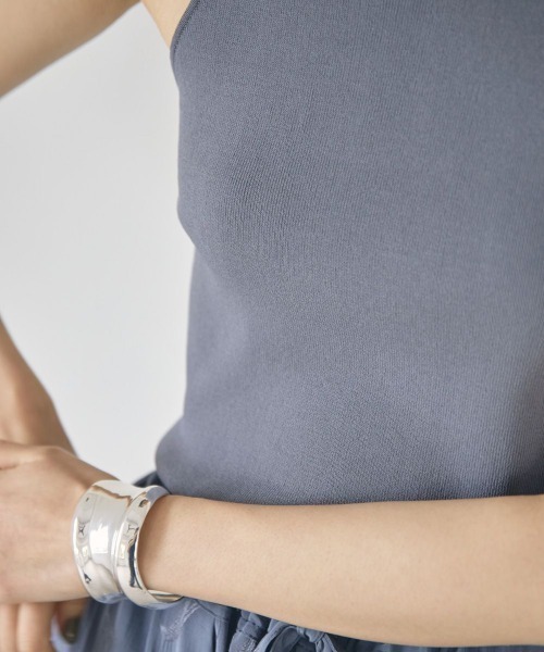 TODAYFUL（トゥデイフル）の「TODAYFUL(トゥデイフル) "Highgauge Knit Tanktop"ハイゲージニットタンクトップ/12210512（タンクトップ・レディース・ブラック/オリーブ/サックスブルー/オレンジ/キャメル/キナリ・ONE SIZE）」の14枚目の写真