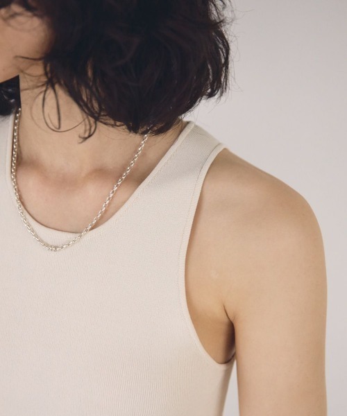 TODAYFUL（トゥデイフル）の「TODAYFUL(トゥデイフル) "Highgauge Knit Tanktop"ハイゲージニットタンクトップ/12210512（タンクトップ・レディース・ブラック/オリーブ/サックスブルー/オレンジ/キャメル/キナリ・ONE SIZE）」の8枚目の写真