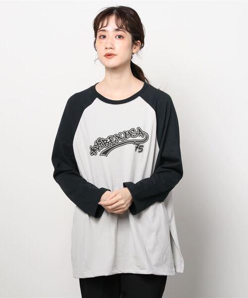 AVIREX（アヴィレックス）の「【直営店限定】AVIREX USA75 RAGLAN L/S T-SHIRT/ ラグラン長袖ティーシャツ（Tシャツ/カットソー・レディース・ブラック/グリーン/その他5・FREE）」の8枚目の写真