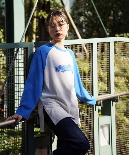 AVIREX（アヴィレックス）の「【直営店限定】AVIREX USA75 RAGLAN L/S T-SHIRT/ ラグラン長袖ティーシャツ（Tシャツ/カットソー・レディース・ブラック/グリーン/その他5・FREE）」の18枚目の写真