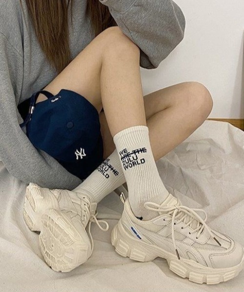 MANGROVE（マングローブ）の「ボリュームダッドスニーカー（スニーカー・レディース・ブラック/ホワイト・SMALL/LARGE/MEDIUM）」の4枚目の写真