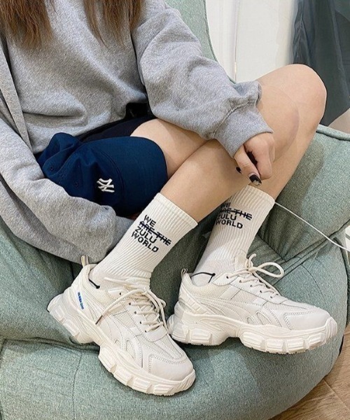 MANGROVE（マングローブ）の「ボリュームダッドスニーカー（スニーカー・レディース・ブラック/ホワイト・SMALL/LARGE/MEDIUM）」の7枚目の写真