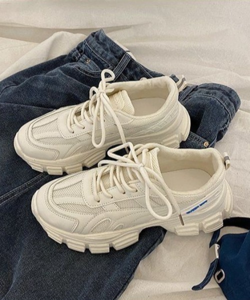 MANGROVE（マングローブ）の「ボリュームダッドスニーカー（スニーカー・レディース・ブラック/ホワイト・SMALL/LARGE/MEDIUM）」の14枚目の写真