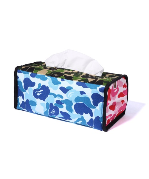 A BATHING APE（アベイシングエイプ）の「ABC MIX CAMO TISSUE COVER M
