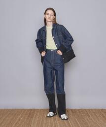 AEWEN MATOPH | ＜AEWEN MATOPH（イウエン マトフ）＞コンビ デニム コーチジャケット(デニムジャケット)