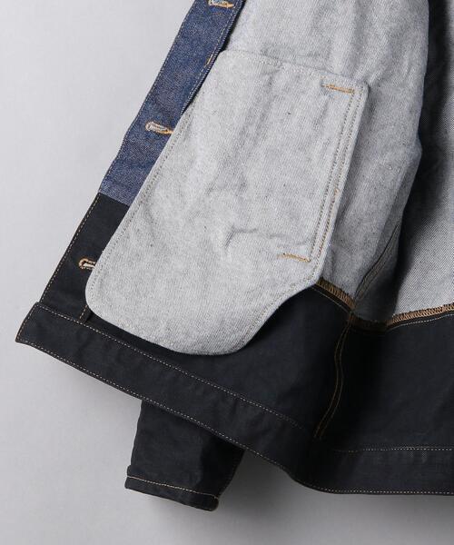 AEWEN MATOPH（イウエン マトフ）の「＜AEWEN MATOPH（イウエン マトフ）＞コンビ デニム コーチジャケット（デニムジャケット・レディース・ブラック・FREE）」の12枚目の写真