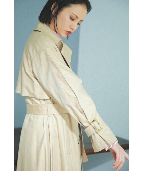ROSE BUD（ローズバッド）の「トレンチコート（トレンチコート・レディース・グレー/ベージュ/ブルー・MEDIUM/SMALL）」の21枚目の写真