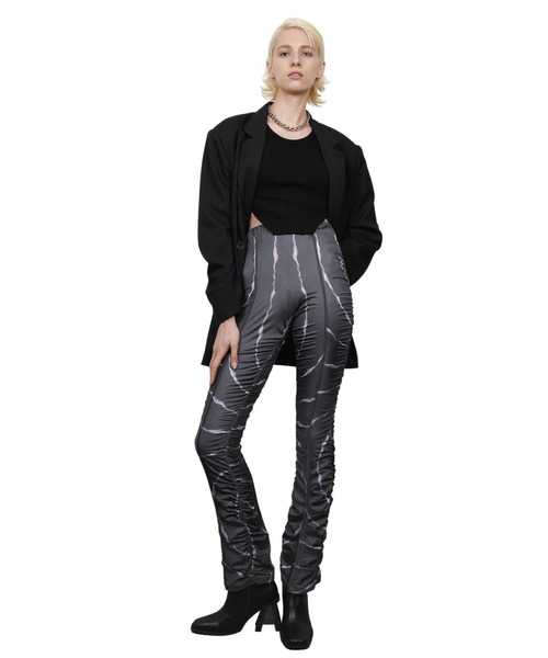 VIAVANDA（ヴィアヴァンダ）の「Hazy Flare Leggings（その他パンツ・レディース・グレー/ブラウン・FREE）」の9枚目の写真
