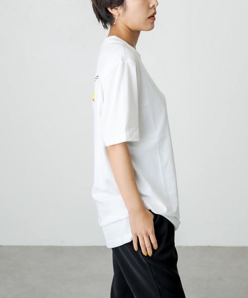 ear PAPILLONNER（イアパピヨネ）の「【PUMA×MINECRAFT(プーマ×マインクラフト)】グラフィックTシャツ（Tシャツ/カットソー・レディース・ホワイト/ブラック/グレー・MEDIUM）」の16枚目の写真