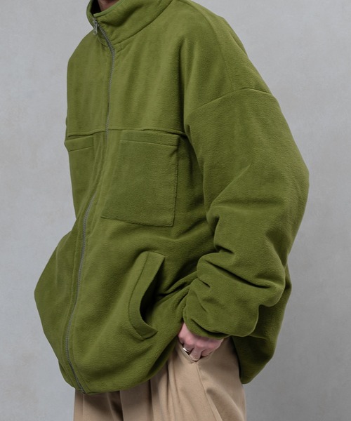 kutir（クティール）の「シンプルフリースジャケット（その他アウター・メンズ・ホワイト/ピンク/イエロー/グリーン・MEDIUM/LARGE）」の3枚目の写真