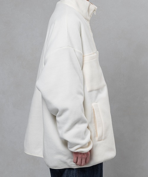 kutir（クティール）の「シンプルフリースジャケット（その他アウター・メンズ・ホワイト/ピンク/イエロー/グリーン・MEDIUM/LARGE）」の5枚目の写真