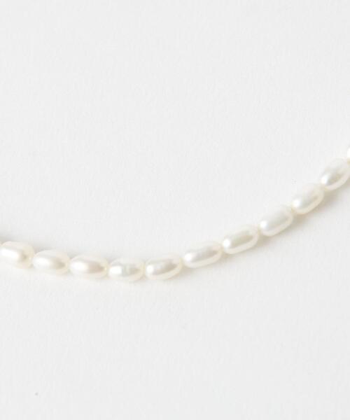 AFTER SHAVE CLUB（アフターシェイヴクラブ）の「別注＜AFTER SHAVE CLUB（アフターシェイブクラブ）＞MINI PL ネックレス（ネックレス・レディース・オフホワイト・FREE）」の2枚目の写真