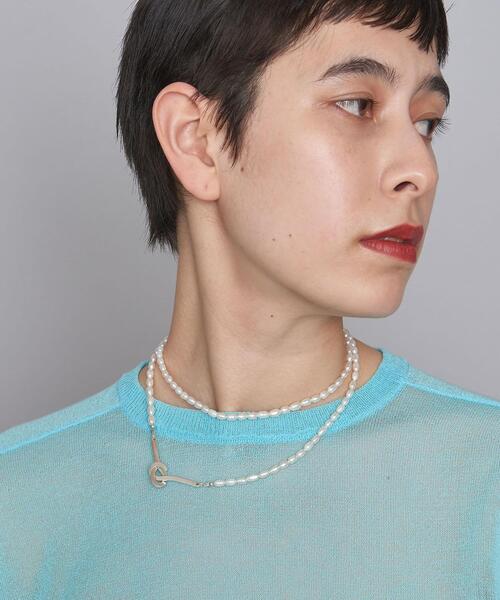 AFTER SHAVE CLUB（アフターシェイヴクラブ）の「別注＜AFTER SHAVE CLUB（アフターシェイブクラブ）＞MINI PL ネックレス（ネックレス・レディース・オフホワイト・FREE）」の5枚目の写真