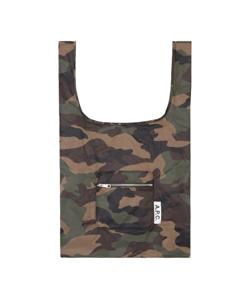 A.P.C.（アーペーセー）の「SHOPPING ULTRALIGHT MINIMAL  22P（エコバッグ/サブバッグ・メンズ・カーキ・ONESIZE）」の9枚目の写真