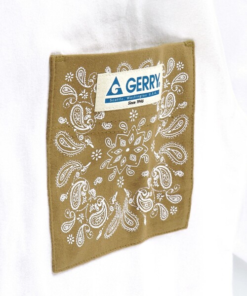【GERRYコラボ】ポケットつき長袖Tシャツ