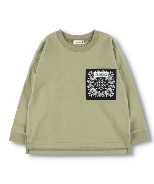 【GERRYコラボ】ポケットつき長袖Tシャツ
