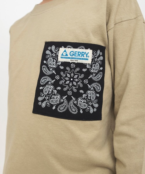 【GERRYコラボ】ポケットつき長袖Tシャツ