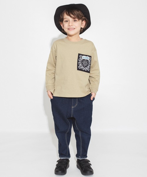 【GERRYコラボ】ポケットつき長袖Tシャツ