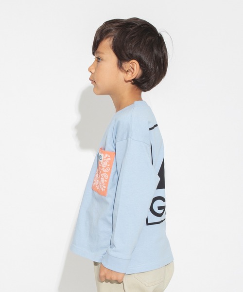 【GERRYコラボ】ポケットつき長袖Tシャツ