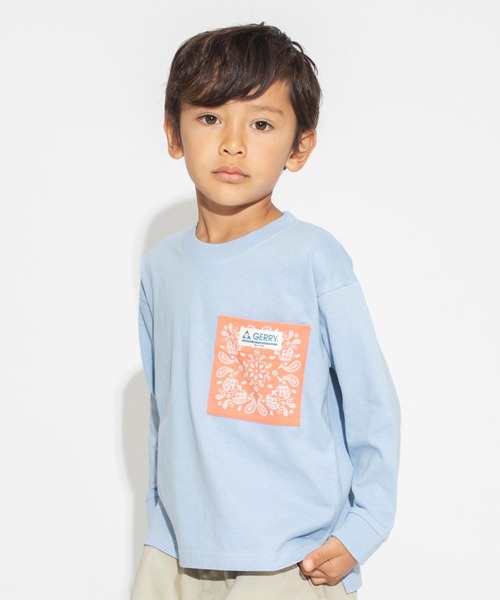【GERRYコラボ】ポケットつき長袖Tシャツ