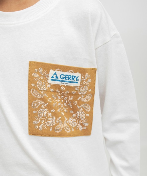 【GERRYコラボ】ポケットつき長袖Tシャツ