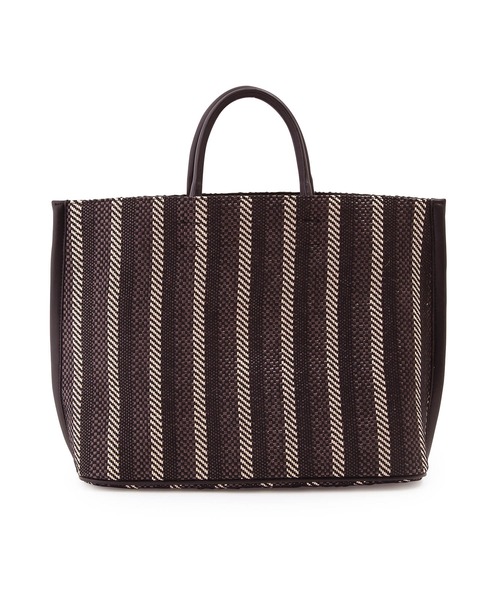 ADAM ET ROPE'(アダムエロペ)の「【A4対応】フェイクレザーコンビトートバッグ(トートバッグ・レディース・ベージュ/ブラック系その他/ブルー系その他4・FREE)」の8枚目の写真