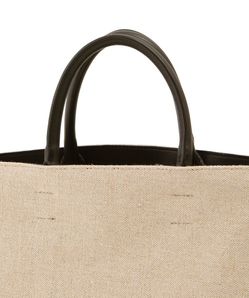 ADAM ET ROPE'(アダムエロペ)の「【A4対応】フェイクレザーコンビトートバッグ(トートバッグ・レディース・ベージュ/ブラック系その他/ブルー系その他4・FREE)」の13枚目の写真