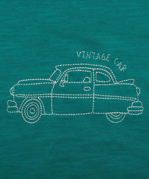 SHOO・LA・RUE（シューラルー）の「◆【100-130cm】スラブ天竺ステッチ刺繍ワイド袖Tシャツ（Tシャツ/カットソー・キッズ・ライトグリーン/レモンイエロー・10/11/12/13）」の10枚目の写真