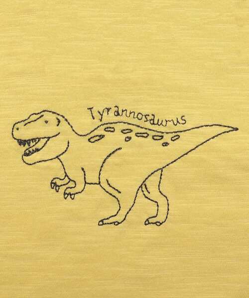 SHOO・LA・RUE（シューラルー）の「◆【100-130cm】スラブ天竺ステッチ刺繍ワイド袖Tシャツ（Tシャツ/カットソー・キッズ・ライトグリーン/レモンイエロー・10/11/12/13）」の11枚目の写真