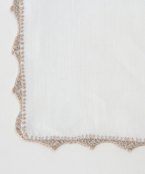 BEAMS F（ビームスエフ）の「MUNGAI / パイピングチーフ（バンダナ/スカーフ・メンズ・ホワイト/ベージュ/ロイヤルブルー/ブルー系その他/ネイビー/その他1/その他2・ONE SIZE）」の14枚目の写真