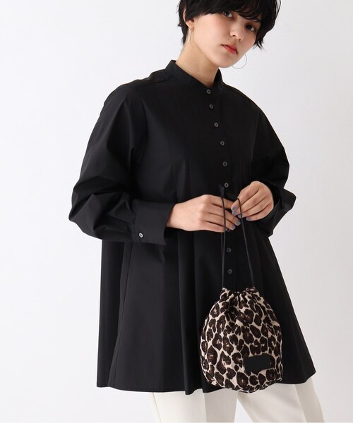 OPAQUE.CLIP（オペークドットクリップ）の「◆バンブーハンドルマクラメ巾着バッグ（ハンドバッグ・レディース・ベージュ/ダークブラウン系・00）」の19枚目の写真