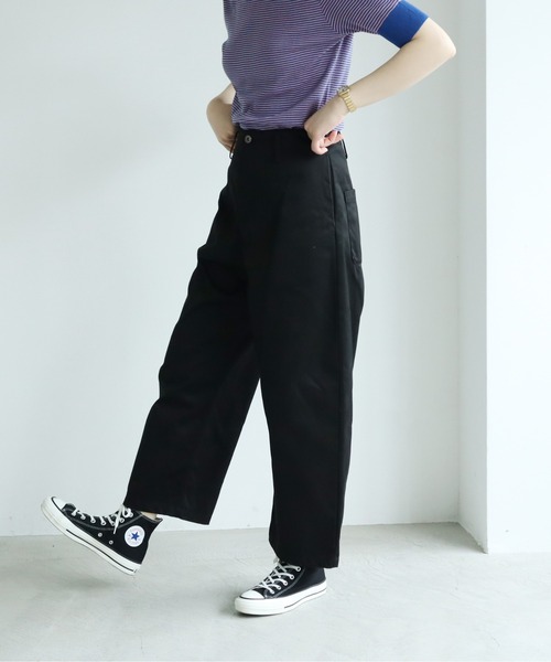 bulle de savon（ビュルデサボン）の「チノ　ポワンパンツ（チノパンツ・レディース・ベージュ/ホワイト/ブラック・FREE）」の14枚目の写真