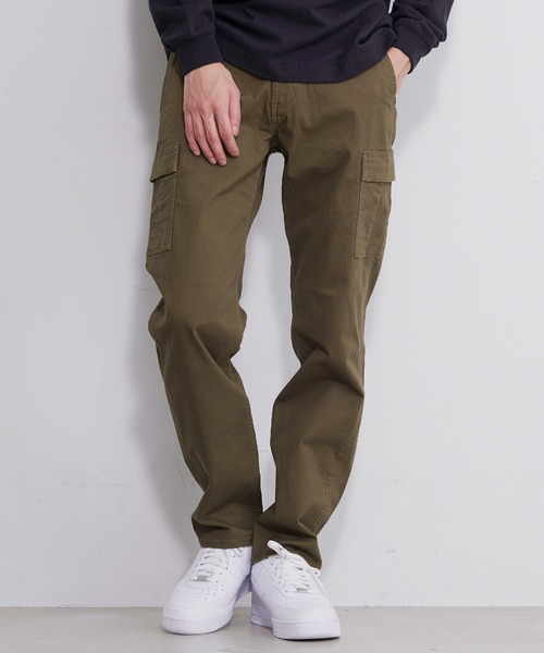 OUTDOOR PRODUCTS(アウトドアプロダクツ)の「OUTDOOR PRODUCTS/アウトドアプロダクツ ストレッチ スリムストレート チノカーゴパンツ チノパンツ(チノパンツ・メンズ・カーキ/ベージュ/ブラック・88/82/85/91/79)」の3枚目の写真