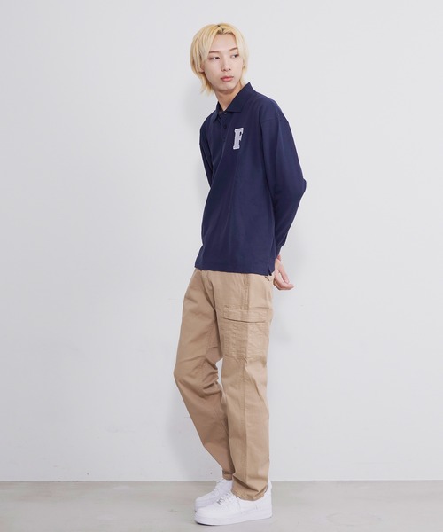 OUTDOOR PRODUCTS(アウトドアプロダクツ)の「OUTDOOR PRODUCTS/アウトドアプロダクツ ストレッチ スリムストレート チノカーゴパンツ チノパンツ(チノパンツ・メンズ・カーキ/ベージュ/ブラック・88/82/85/91/79)」の19枚目の写真