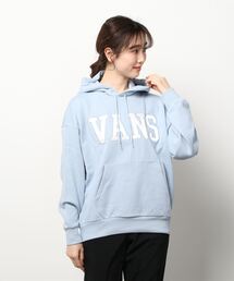 VANS ヴァンズ W VANS Satin Patch H SWT スウェットプルオーバー 122R3030200 BLUE