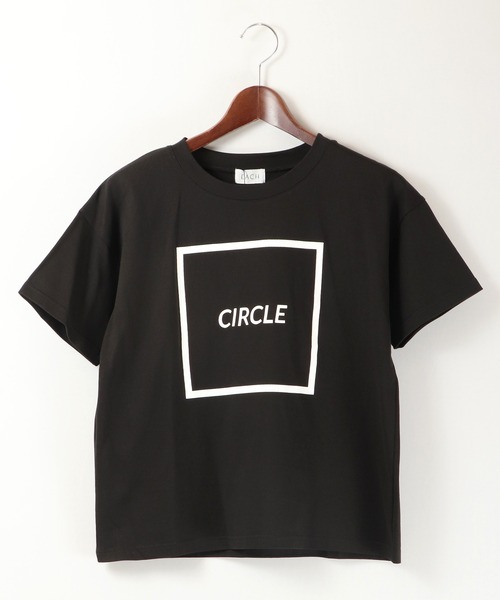 EACH.(イーチ)の「EACH サークルプリントTシャツ(Tシャツ/カットソー・レディース・ブラック/ホワイト/パープル/グリーン・FREE)」の21枚目の写真