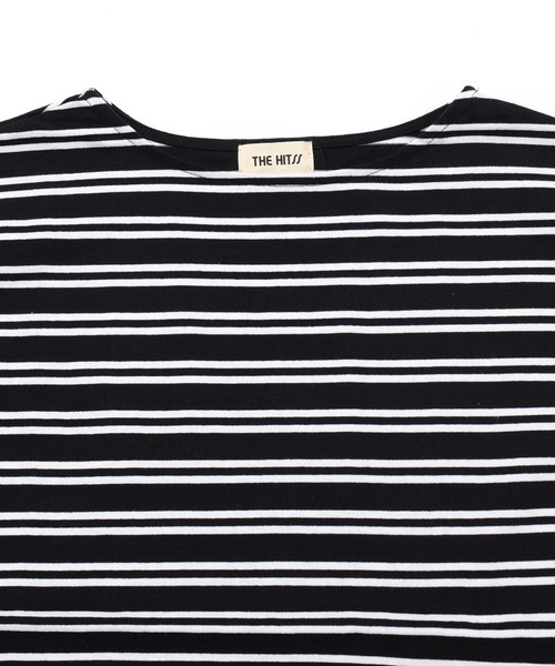 Revo.（レボ）の「【THE HITSS】バスクボーダー ボートネック ロングスリーブTシャツ（Tシャツ/カットソー・メンズ・ベージュ/ホワイト/ブラック/ミント・M/L）」の13枚目の写真