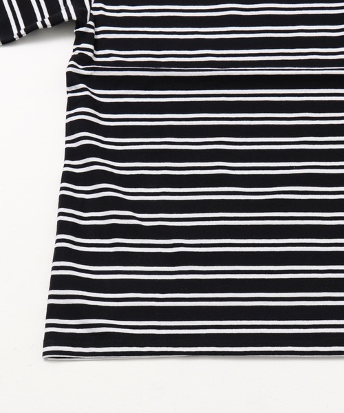 Revo.（レボ）の「【THE HITSS】バスクボーダー ボートネック ロングスリーブTシャツ（Tシャツ/カットソー・メンズ・ベージュ/ホワイト/ブラック/ミント・M/L）」の9枚目の写真