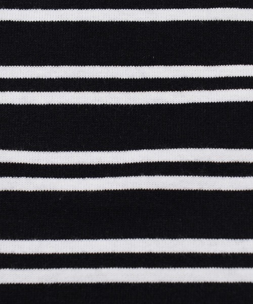 Revo.（レボ）の「【THE HITSS】バスクボーダー ボートネック ロングスリーブTシャツ（Tシャツ/カットソー・メンズ・ベージュ/ホワイト/ブラック/ミント・M/L）」の7枚目の写真