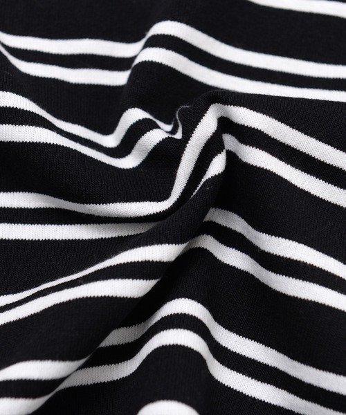 Revo.（レボ）の「【THE HITSS】バスクボーダー ボートネック ロングスリーブTシャツ（Tシャツ/カットソー・メンズ・ベージュ/ホワイト/ブラック/ミント・M/L）」の12枚目の写真