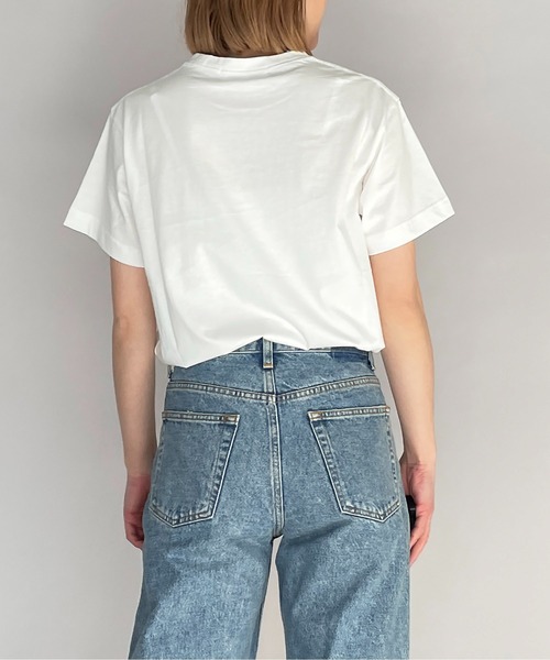 PICCIN（ピッチン）の「プリントロゴTシャツ（Tシャツ/カットソー・レディース・ネイビー/オフホワイト/ライトグリーン/グレイッシュベージュ・M）」の18枚目の写真