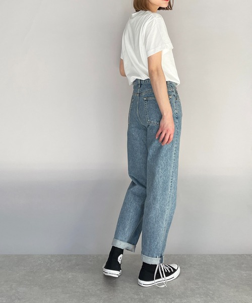 PICCIN（ピッチン）の「プリントロゴTシャツ（Tシャツ/カットソー・レディース・ネイビー/オフホワイト/ライトグリーン/グレイッシュベージュ・M）」の20枚目の写真